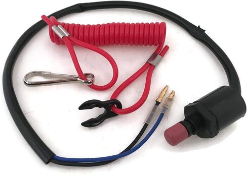 ITACO Boat Motor Emergency Stop Switch Lanyard w/Hook For Suzuki Outboard 37830-89E02 37830-89E01 92D11 92D10 2/4 stroke Engine in Saudi Arabia