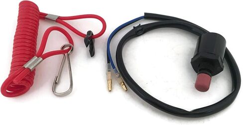 ITACO Boat Motor Emergency Stop Switch Lanyard w/Hook For Suzuki Outboard 37830-89E02 37830-89E01 92D11 92D10 2/4 stroke Engine in Saudi Arabia