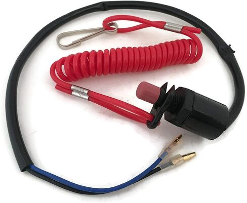 ITACO Boat Motor Emergency Stop Switch Lanyard w/Hook For Suzuki Outboard 37830-89E02 37830-89E01 92D11 92D10 2/4 stroke Engine in Saudi Arabia