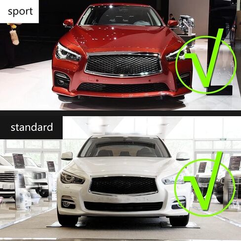 Rear Bumper Lip Spoiler Diffuser Splitter For Infiniti Q50 2014-2017 with Light Carbon Fiber Pattern in Saudi Arabia