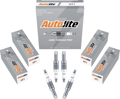 Autolite HT1 بلاتينيوم شمعة إشعال عالية الخيط، عبوة من 1 in Saudi Arabia