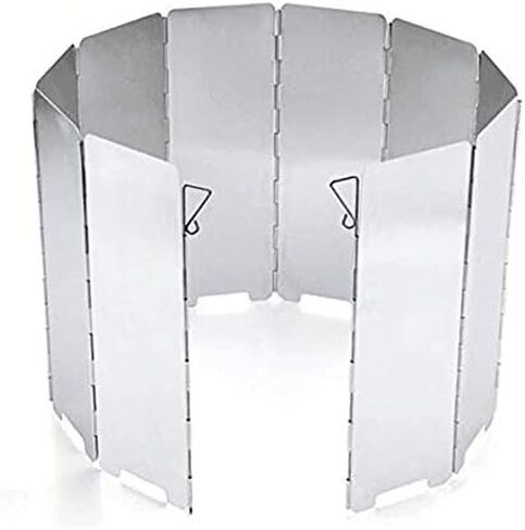 Folding Stove Windscreen Outdoor Camping Stove Windshield with Carrying Bag in Kuwait