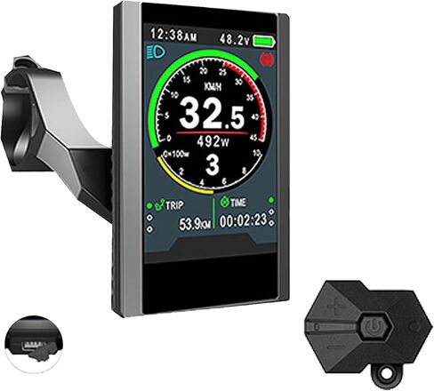HIEBIKE BAFANG Intelligent Display for Ebike : 850C 860C DP-C18 600C 750C Touch Screen T1 for Bafang BBS01 BBS02 BBSHD Electric Mid Drive Kit in Saudi Arabia