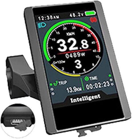 HIEBIKE BAFANG Intelligent Display for Ebike : 850C 860C DP-C18 600C 750C Touch Screen T1 for Bafang BBS01 BBS02 BBSHD Electric Mid Drive Kit in Saudi Arabia