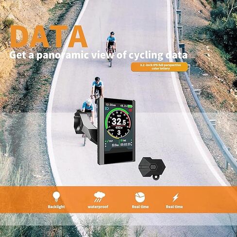 HIEBIKE BAFANG Intelligent Display for Ebike : 850C 860C DP-C18 600C 750C Touch Screen T1 for Bafang BBS01 BBS02 BBSHD Electric Mid Drive Kit in Saudi Arabia
