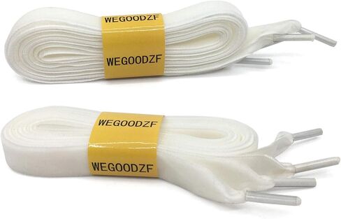 أربطة أحذية WEGOODZF للسيدات من الجلد السويدي المسطح من جانب واحد أربطة أحذية مخملية بعرض 0.6 بوصة [زوجان] in Saudi Arabia