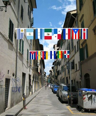 3 مجموعات من أعلام أمريكا اللاتينية 21 دولة، أعلام لاتينية متنوعة، أعلام البلدان الناطقة باللغة الإسبانية للفصول الدراسية، التراث الإسباني الوطني، الأحداث، الاحتفالات، تزيين الحفلات، القضبان الرياضية 60 in Kuwait