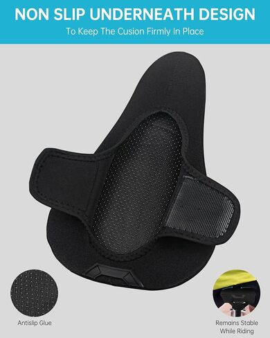 Bike Seat Cover for Men & Women Comfort, Narrow Bike Seat Cushion Cover, Padded Seat Cover for Bike, Soft Bicycle Seat Covers for BMX, Exercise Bikes, Indoor and Outdoor Cycling Seat Cover in Saudi Arabia