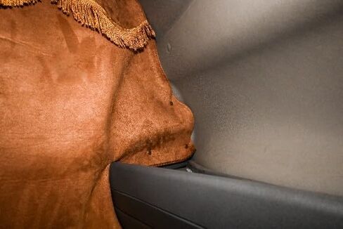 International lt rh prostar Lonestar Truck Sleeper Curtains Prestige-Line Brown in Saudi Arabia