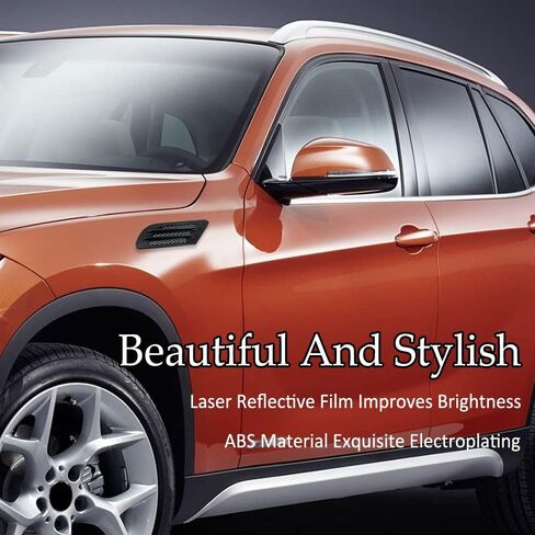 1 Pair Auto SUV Universal Car Side Mesh, Universal Car Side Mesh, Vent Air Flow Fender Decoration Sticker, Car Side Mesh Vent Decoration Fit for All Cars (Carbon Fiber) in Kuwait