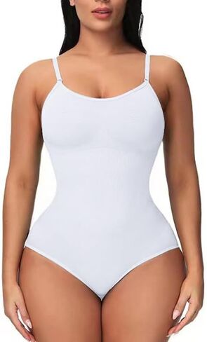 Shapewear Bodysuit for Women Tummy Control Seamless Brief Thong Body Shaper Tank Top in Saudi Arabia