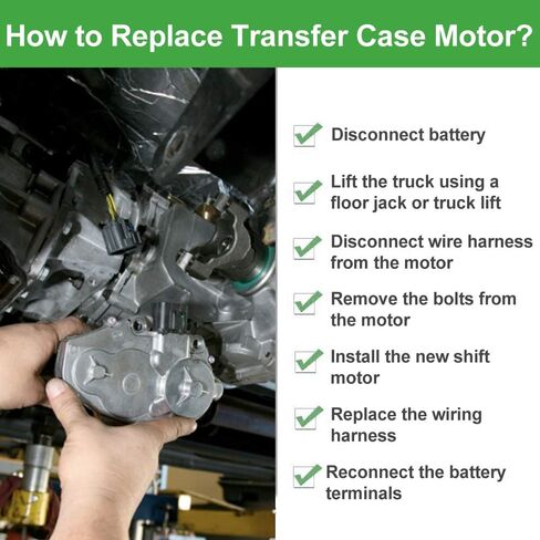SCITOO 600-911 Transfer Case Shift Encoder Motor Fit for 2004-2008 for Ford F-150 2004-2008 for Ford Lobo 2006-2008 for Lincoln Mark LT in Kuwait