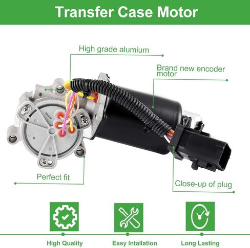 SCITOO 600-911 Transfer Case Shift Encoder Motor Fit for 2004-2008 for Ford F-150 2004-2008 for Ford Lobo 2006-2008 for Lincoln Mark LT in Kuwait
