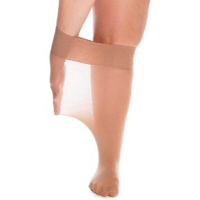 All Woman Plus Size SuperWide Knee Highs 120 Denier 33" Stretch Stockings - Single