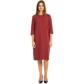 ESTEEZ Comfy Casual Cotton Loose T-Shirt Dress with Pockets for Women