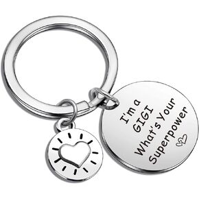 Nothers ASANHAO Gigi Gift Grammy Jewelry Grandma Keychain Grammy Gift Nana Jewelry Mimi Keychain Grandma Gift Nana Gift Grandmother Jewelry new Gigi Keychain