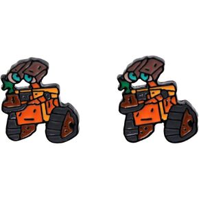Anime Walle E Earrings Stud, Metal Cartoon Ear Stud for Girls Women and Men