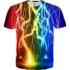 Yasswete Mens Womens Graphic T-Shirts Unisex 3D Printed Short Sleeve Shirts Tops