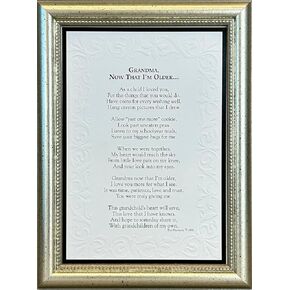 Grandma, Now That I'm Older - Gift for Grandma From Granddaughter/Grandson on Birthday, Mother's Day, Christmas