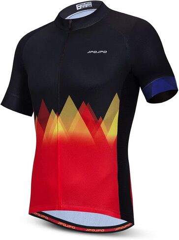 Cycling Jersey Men, Short Sleeve Mountain Bike Shirt Bicycle Clothing for Riding Biking Biker MTB Cyclist Dirt BMX Road in Saudi Arabia