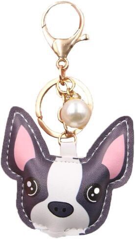 جينزوفيز سلسلة مفاتيح بدلاية من جلد البولي يوريثين للنساء والفتيات والصديقات، تعليقة حقيبة، سلسلة مفاتيح لمفاتيح السيارة، هدية لها in Kuwait