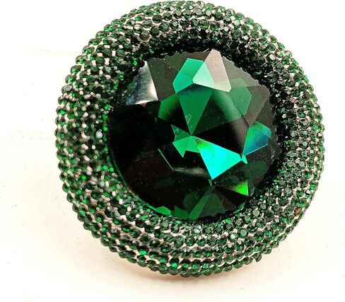 بريق واسع تمهيد جولة حجر على شكل دبوس بروش حجر الراين in Kuwait