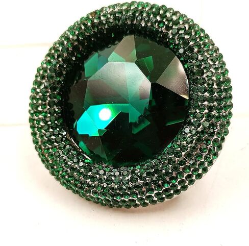 بريق واسع تمهيد جولة حجر على شكل دبوس بروش حجر الراين in Kuwait