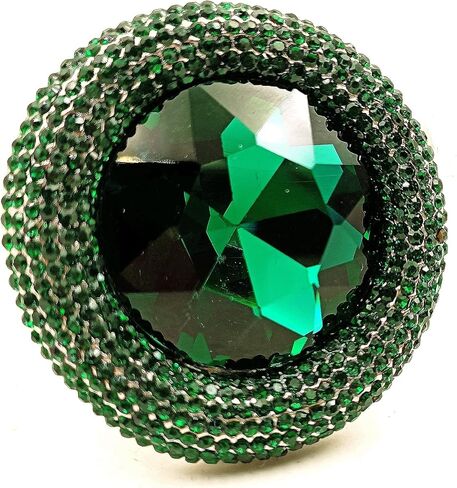 بريق واسع تمهيد جولة حجر على شكل دبوس بروش حجر الراين in Kuwait