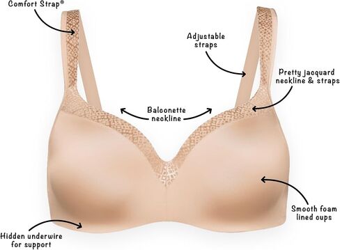 PLAYTEX Womens Secrets Amazing Shape Balconette Underwire Bra in Saudi Arabia