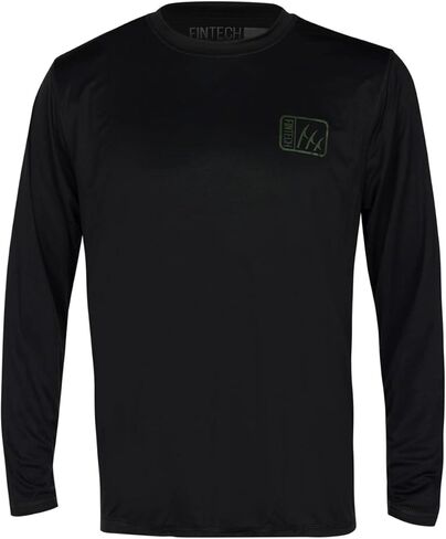 Fintech WDLND Box Logo Sun Defender UV Long Sleeve T-Shirt - Jet Set in Kuwait