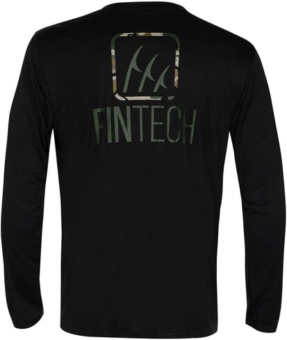Fintech WDLND Box Logo Sun Defender UV Long Sleeve T-Shirt - Jet Set in Kuwait
