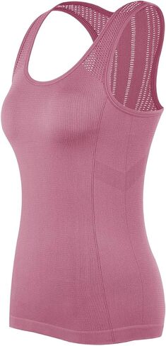 قمصان اليوغا للنساء لطيف تجريب تانك القمم Activerwear Racerback الليزر قطع تانك قمصان رياضية للجري in Kuwait