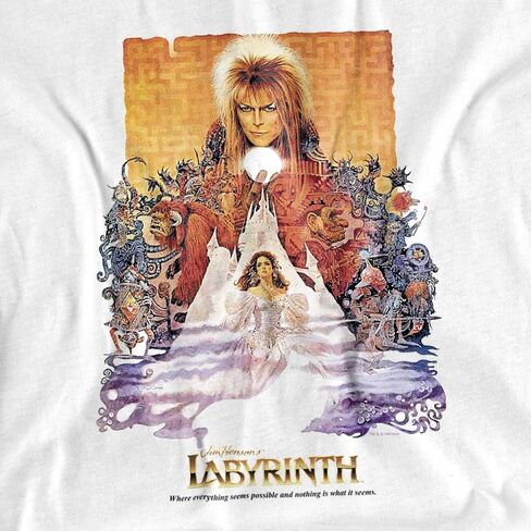 Popfunk Classic Labyrinth David Bowie Goblin King Movie T Shirt & Stickers in Saudi Arabia