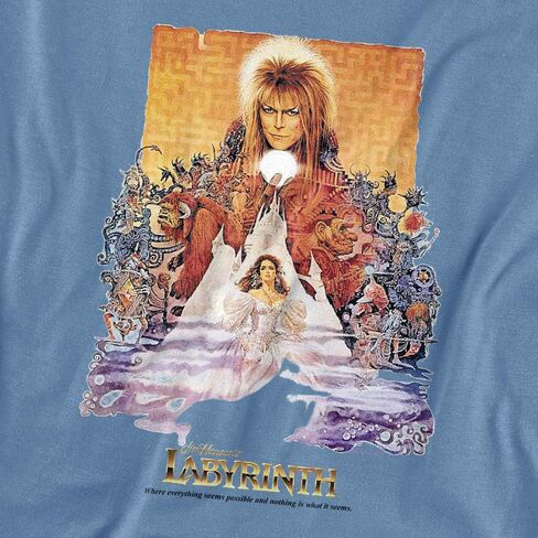 Popfunk Classic Labyrinth David Bowie Goblin King Movie T Shirt & Stickers in Saudi Arabia