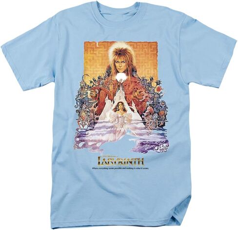Popfunk Classic Labyrinth David Bowie Goblin King Movie T Shirt & Stickers in Saudi Arabia