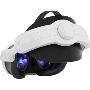 Head Strap Compatible with Oculus Quest 3, Oculus/Meta Quest 3 Accessories Adjustable Elite Strap Replacement for Enhanced Support and Comfort in VR, Suitable for Children and Adults