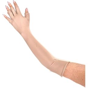 ManiGlovz - UPF 50+ UV Light Protective Fingerless Long Gloves | Gel Manicure Gloves and Anti UV Fingerless Gloves for Women