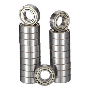 686ZZ Deep Groove Ball Bearings, ID 6mm x OD 13mm x Width 5mm Miniature Bearings, Double Metal Shielded Ball Bearing Chrome Steel Z2 Lever 20pcs