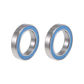 uxcell 6902-2RS Deep Groove Ball Bearings 15mm x 28mm x 7mm Double Sealed Chrome Steel Blue Cover P6(ABEC3) 2pcs