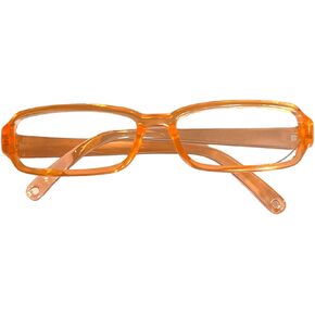 18 Inch Doll Glasses- Orange MKodern Clear Lens Glasses for 18 Inch Kennedy and Friends and Other 18 Inch Dolls