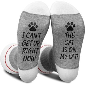 I Cant Get Up Right Now The Cat Is On My Lap Socks, Cat Socks, Gifts For Cat Lovers.(098)