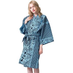 Dita Tokyoin Traditional Made In Japan Cotton Yukata Robe (Japanese Pajama Kimono) Easy Wearing set2 in Saudi Arabia