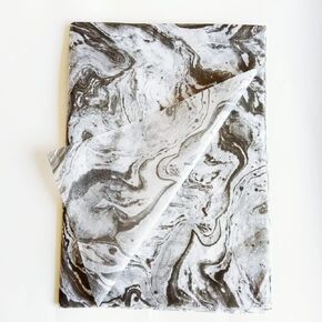 Black Marble Pattern Bulk Tissue Paper Gift Wrap 25 Sheets 19.7" x 27.5" for Birthday Wedding Graduate Gift Bags Holiday Party Wrapping Gift Tissue Paper