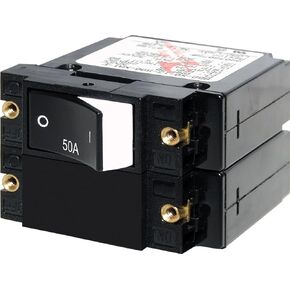 Blue Sea Systems A-Series Double Pole Rocker Circuit Breakers