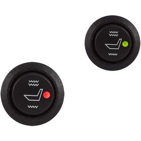 Car Seat Heater Switches, 2Pcs 3 Pin Round Rocker Toggle Switches, Universal Heated Seat Switches, 12V 20A High Low Off Control, Fit for Most Cars SUV Truck RV Boats Motorcycles