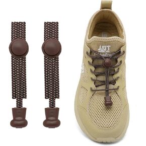 Tieless Shoe Laces - Elastic No Tie Shoelaces for Kids and Adult with Strong Lock Speed Shoestrings