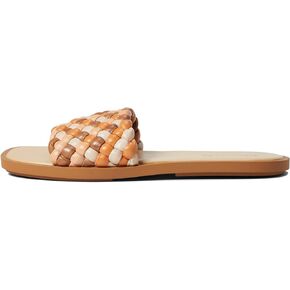 Madewell The Suzi Slide Sandal in Multi Woven Leather