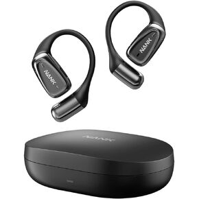 NANK OE Mix Open Ear Headphones, Bluetooth 5.4 Wireless Sports Headphones with Earhooks, 24Hrs Sports Earbuds with Charging Case for Running, Cycling, Walking, Workout