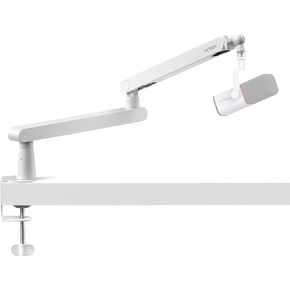 IXTECH Mic Boom Arm Stand LP ميكروفون حامل ذراع ميكروفون منخفض المستوى قابل للتعديل لـ Blue Yeti Shure Sm7b Hyperx QuadCast Rode Fifine و At2020 360 درجة ذراع ميكروفون للألعاب Podcasting LIZARD PRO in Kuwait