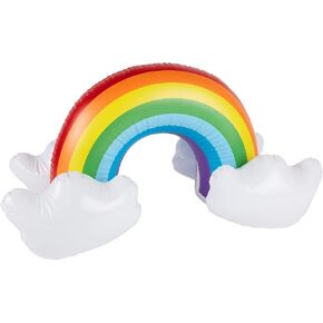 Smiffys 52173 Inflatable Rainbow, Unisex Adult, Multi-Colour